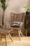 Sisal Latte Rope Lounge Chair And Footstool Lifestyle 01