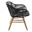 Sisal Black Rope Armchair Style 02