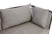 Opus 3 Seat Rope Woven Sofa With Grey Cushions Detail 03