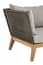 Opus 3 Seat Rope Woven Sofa With Grey Cushions Detail 05