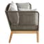 Opus 3 Seat Rope Woven Sofa With Grey Cushions Style 02