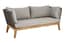 Opus 3 Seat Rope Woven Sofa With Grey Cushions Style 03