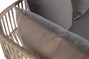 Opus Woven Rope 2 Seater Sofa With Grey Cushions Detail 01