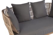 Opus Woven Rope 2 Seater Sofa With Grey Cushions Detail 03