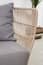 Opus Woven Rope 2 Seater Sofa With Grey Cushions Lifestyle 01