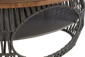 Opus Grey Woven Rope And Stone Coffee Table Detail 01