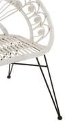 Manado White Natural Rattan Chair Detail 01