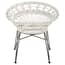 Manado White Natural Rattan Chair Style 01