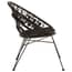 Manado Black Natural Rattan Chair Style 02