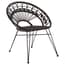 Manado Black Natural Rattan Chair Style 03