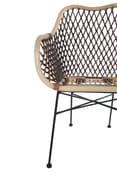 Manado Natural Rattan And Metal Chair Detail 02