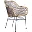 Manado Natural Rattan And Metal Chair Style 03