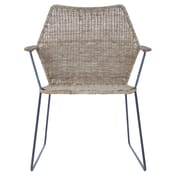 Manado Angled Design Natural Rattan Chair Garden Furniture