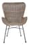 Manado Curved Design Natural Rattan Chair Garden Furniture