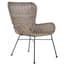 Manado Curved Design Natural Rattan Chair Style 03