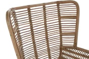 Manado Natural Rattan Lounge Chair And Footstool Detail 03