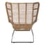Manado Natural Rattan Lounge Chair And Footstool Style 01