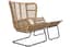 Manado Natural Rattan Lounge Chair And Footstool Style 02
