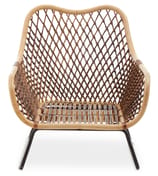 Manado Black Iron Frame Chair Garden Furniture