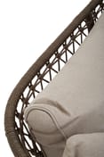 Opus Linen Fabric And Woven Rope 3 Seat Sofa Detail 03