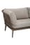 Opus Linen Fabric And Woven Rope 3 Seat Sofa Detail 05