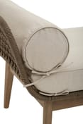 Opus Rope Woven Longue Bench With Cushions Detail 03