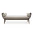 Opus Rope Woven Longue Bench With Cushions Garden Furniture