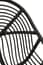 Manado Black Natural Rattan And Teak Chair Detail 04