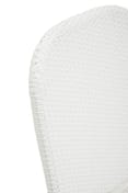 Manado Natural And White Rattan Dining Chair Detail 01