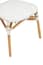 Manado Natural And White Rattan Dining Chair Detail 04
