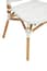 Manado Natural And White Rattan Dining Chair Detail 06