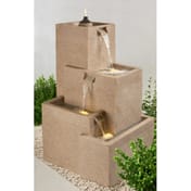 81cm Low Voltage Cascading Water Feature and Oil Torch