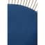 Anzio Navy Blue Velvet And Brushed Gold Chair