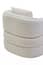 Bilani Cream Linen Effect Curved Chair