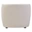 Bruge Textured Cream Curved Chair