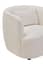 Bruge Textured Cream Curved Chair