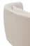Bruge Textured Cream Curved Chair