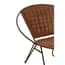 Buffalo Brown Leather Modern Sling Chair