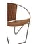 Buffalo Brown Leather Modern Sling Chair