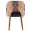 Cefena Black and White Moroccan Design Chair