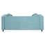 Farah Three Seater Pastel Green Velvet Sofa