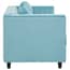 Farah Two Seat Green Velvet Sofa