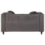 Farah Two Seat Grey Velvet Sofa