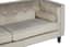 Felisa 3 Seat Mink Velvet Sofa