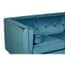 Felisa Two Seat Teal Blue Velvet Sofa