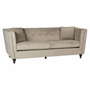 Ferris 3 Seat Mink Velvet Sofa