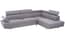Hanover Grey Linen Corner Sofa with Adjustable Headrests