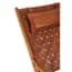 Kendari Teak Wood And Woven Leather Chair