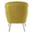 Louxor Mustard Velvet Armchair