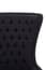 okCala Black Tufted Highback Chair